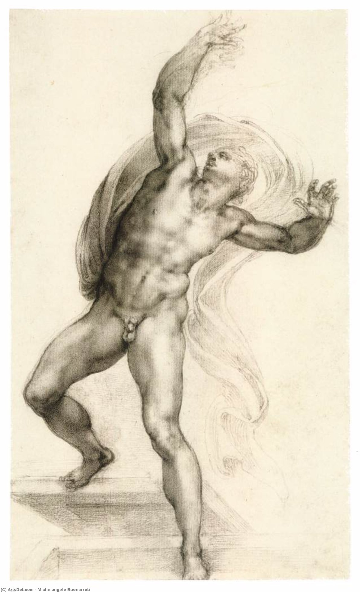 WikiOO.org - Encyclopedia of Fine Arts - Lukisan, Artwork Michelangelo Buonarroti - The Risen Christ