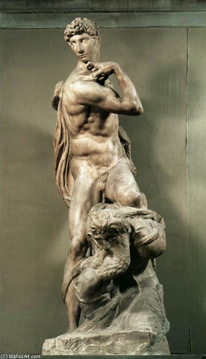 WikiOO.org - Enciklopedija likovnih umjetnosti - Slikarstvo, umjetnička djela Michelangelo Buonarroti - Victory