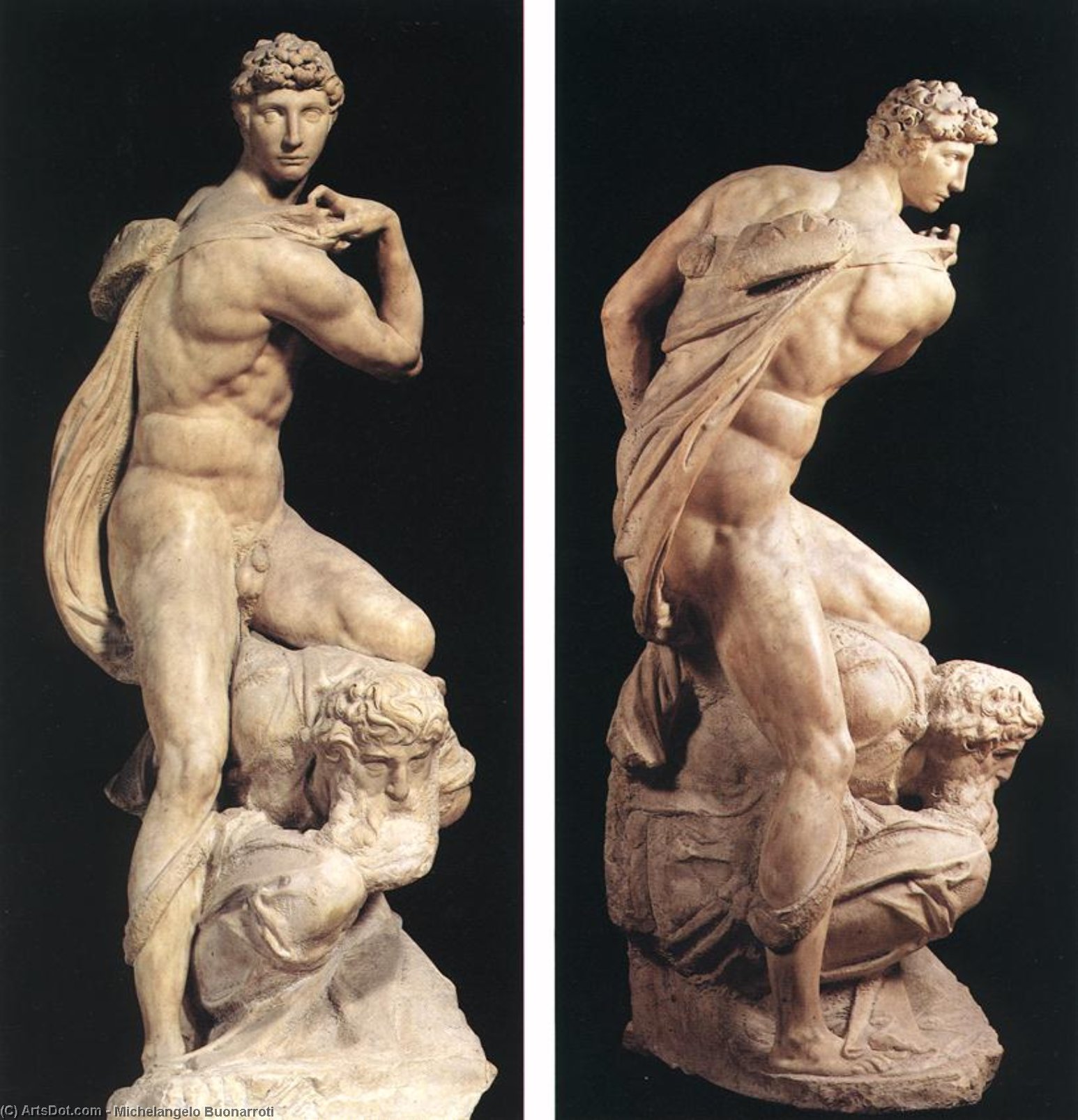 Wikioo.org - Bách khoa toàn thư về mỹ thuật - Vẽ tranh, Tác phẩm nghệ thuật Michelangelo Buonarroti - Victory