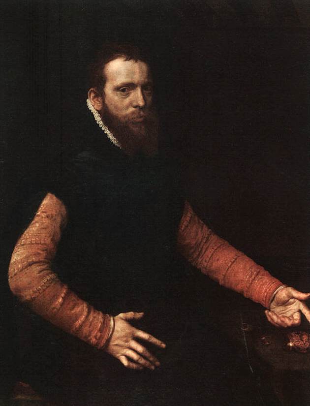 WikiOO.org - 百科事典 - 絵画、アートワーク Anthonis Mor Van Dashorst - ゴールドスミスの肖像