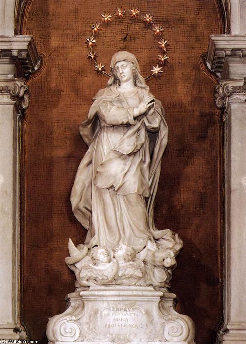 WikiOO.org - Encyclopedia of Fine Arts - Målning, konstverk Giovan Maria Morlaiter - Virgin Immaculate