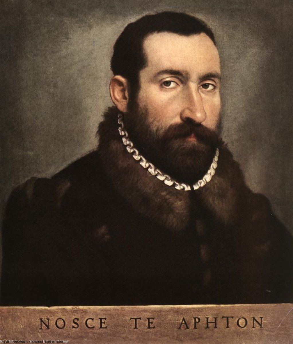 WikiOO.org - Güzel Sanatlar Ansiklopedisi - Resim, Resimler Giovanni Battista Moroni - Portrait of a Man