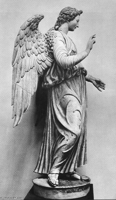 WikiOO.org - Εγκυκλοπαίδεια Καλών Τεχνών - Ζωγραφική, έργα τέχνης Neroccio De Landi - The Angel Gabriel