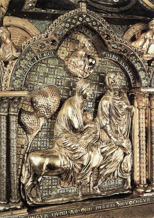 WikiOO.org - Енциклопедия за изящни изкуства - Живопис, Произведения на изкуството Nicolas Of Verdun - Shrine of the Virgin (detail)