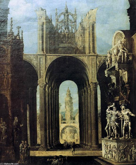 Wikioo.org - The Encyclopedia of Fine Arts - Painting, Artwork by François De Nomé - The Tomb of Solomon