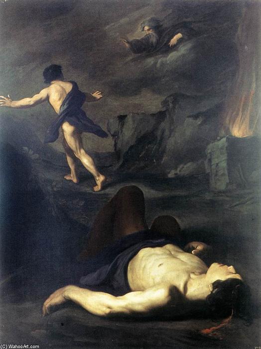 Wikioo.org - The Encyclopedia of Fine Arts - Painting, Artwork by Pietro Novelli - Cain and Abel