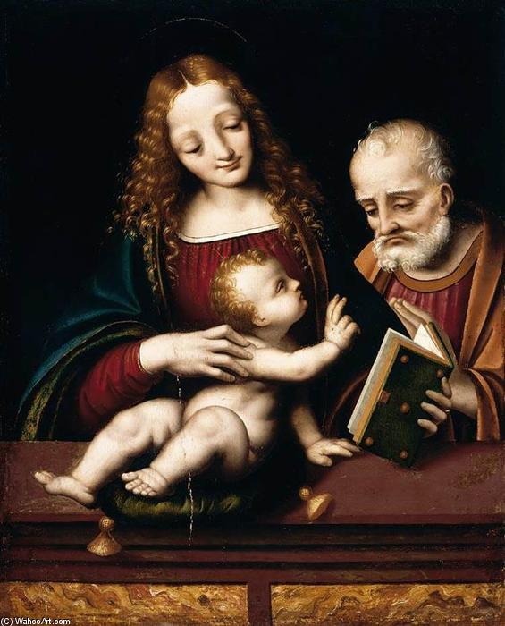 Wikioo.org - The Encyclopedia of Fine Arts - Painting, Artwork by Marco D' Oggiono - The Holy Family