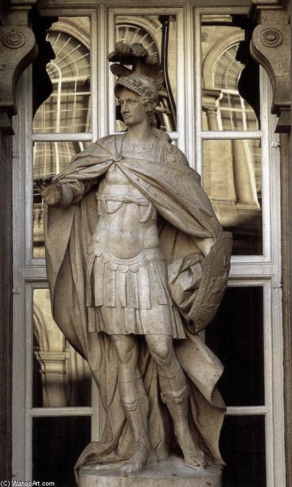 WikiOO.org - Encyclopedia of Fine Arts - Målning, konstverk Giovanni Domenico Olivieri - The Emperor Honorio