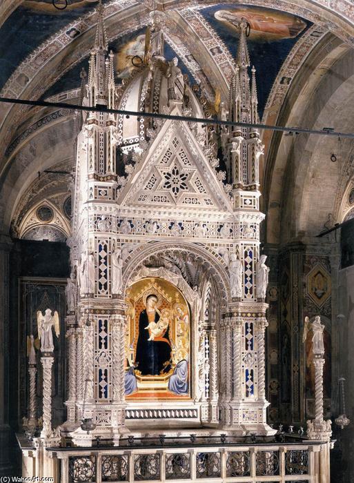 WikiOO.org - אנציקלופדיה לאמנויות יפות - ציור, יצירות אמנות Andrea Di Cione Di Arcangelo (Orcagna) - Tabernacle