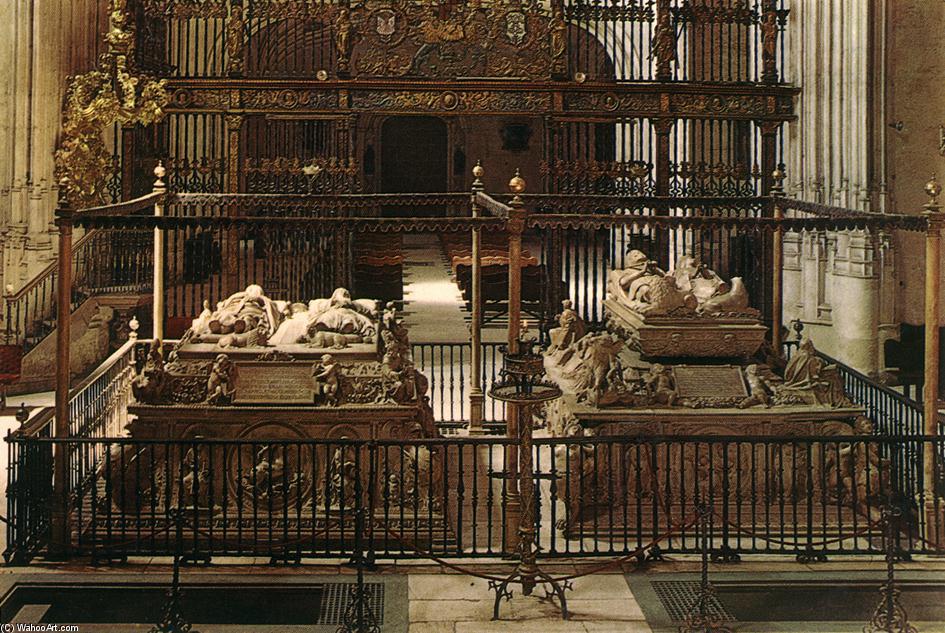 Wikioo.org - The Encyclopedia of Fine Arts - Painting, Artwork by Bartolomé Ordóñez - Tomb of Don Felipe and Doña Juana