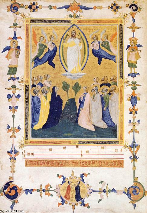 WikiOO.org - Encyclopedia of Fine Arts - Maleri, Artwork Pacino Di Bonaguida - Laudario of the Compagnia di Sant'Agnese