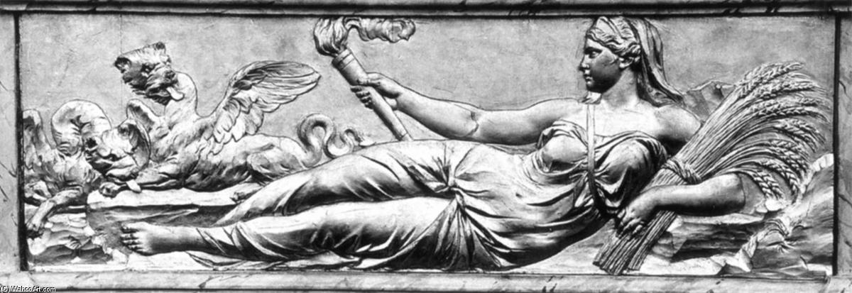 WikiOO.org – 美術百科全書 - 繪畫，作品 Jacques Augustin Pajou - Bas-relief