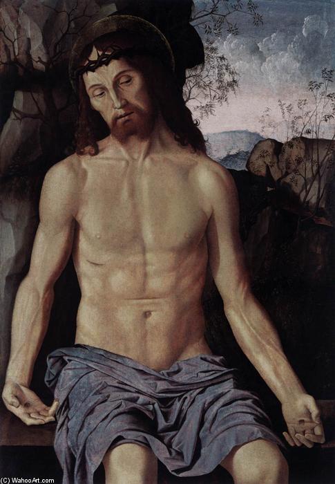WikiOO.org - Enciclopedia of Fine Arts - Pictura, lucrări de artă Marco Palmezzano - Man of Sorrows