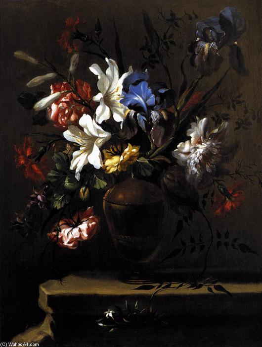Wikioo.org - The Encyclopedia of Fine Arts - Painting, Artwork by Bartolomé Pérez - Vase of Flowers