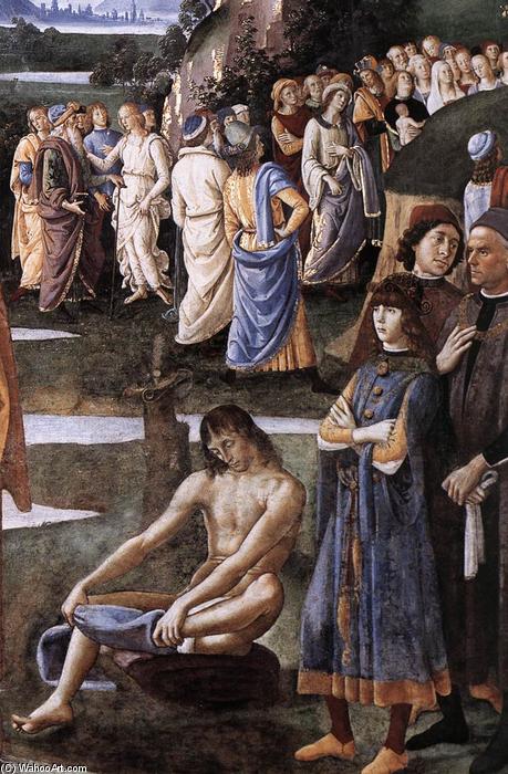 Wikioo.org - The Encyclopedia of Fine Arts - Painting, Artwork by Vannucci Pietro (Le Perugin) - Baptism of Christ (detail)