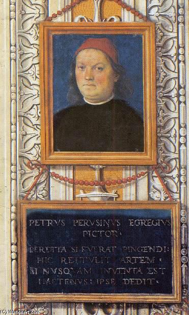 WikiOO.org - Енциклопедия за изящни изкуства - Живопис, Произведения на изкуството Vannucci Pietro (Le Perugin) - Perugino's Self-Portrait