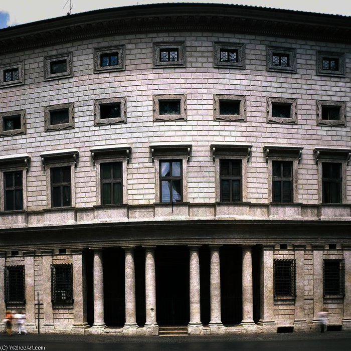 Wikioo.org – L'Enciclopedia delle Belle Arti - Pittura, Opere di Baldassare Peruzzi - Palazzo Massimo alle Colonne
