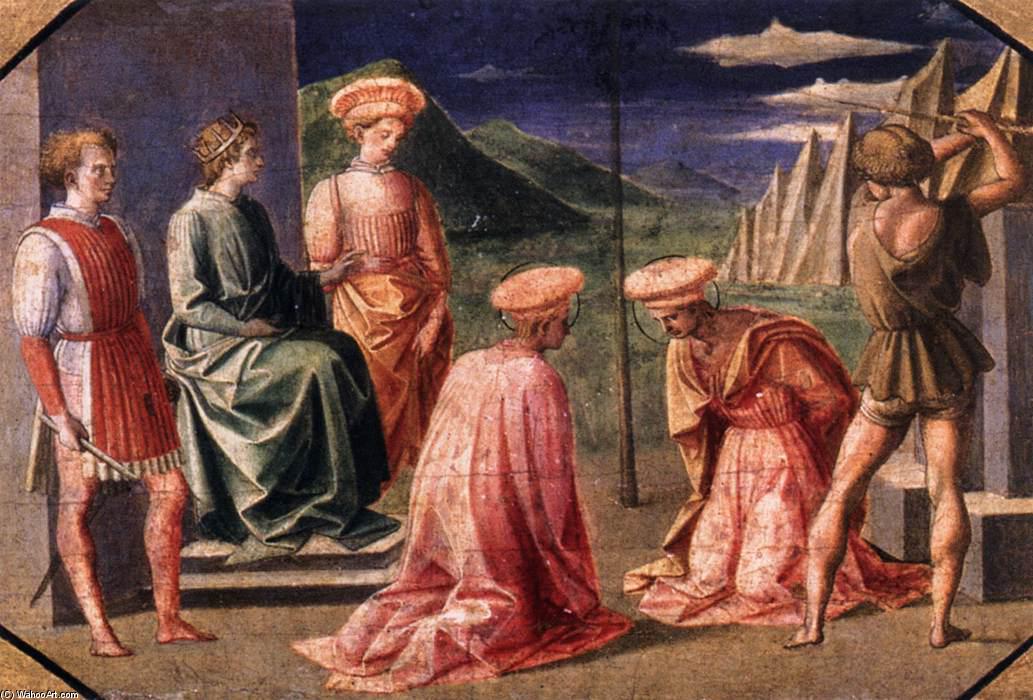 Wikioo.org - The Encyclopedia of Fine Arts - Painting, Artwork by Francesco Di Stefano Pesellino - Beheading of Sts Cosmas and Damian