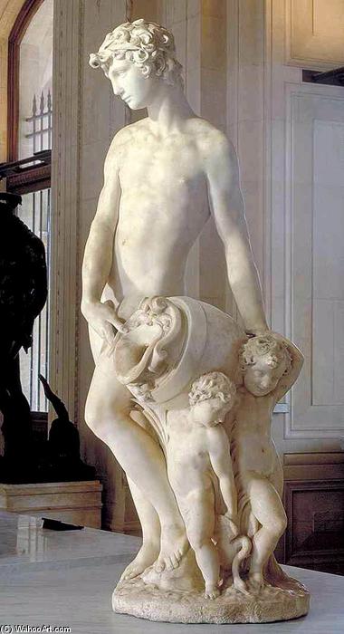 WikiOO.org - Enciklopedija likovnih umjetnosti - Slikarstvo, umjetnička djela Pierino Da Vinci - Young River God