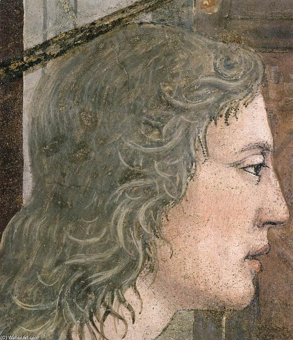 WikiOO.org - אנציקלופדיה לאמנויות יפות - ציור, יצירות אמנות Piero Della Francesca - 10. Annunciation (detail)