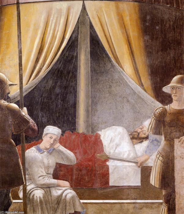 WikiOO.org - אנציקלופדיה לאמנויות יפות - ציור, יצירות אמנות Piero Della Francesca - 4. Vision of Constantine (detail)
