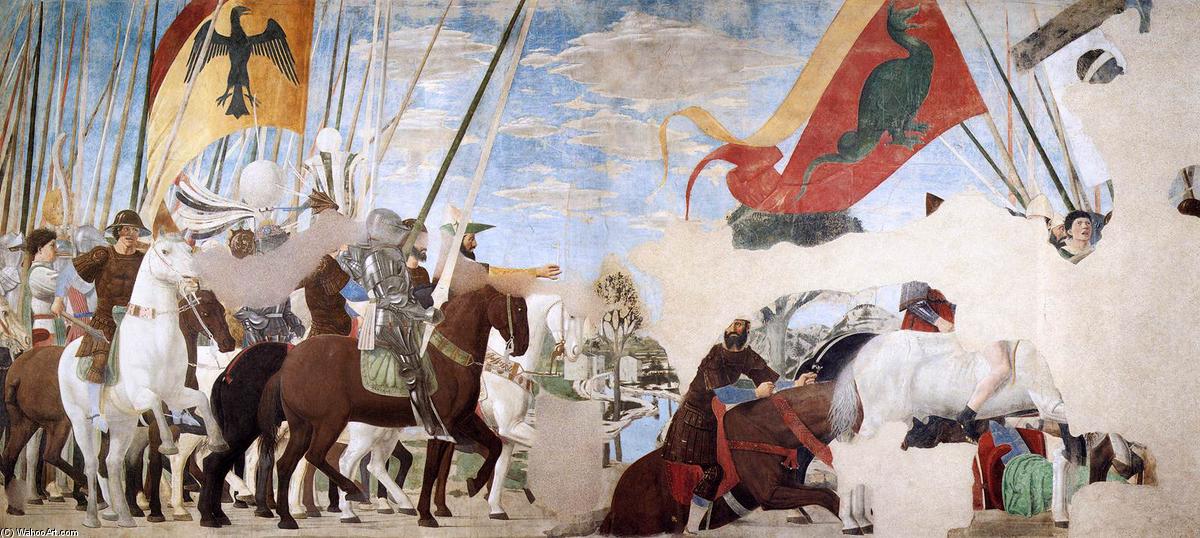 Wikioo.org – L'Enciclopedia delle Belle Arti - Pittura, Opere di Piero Della Francesca - 5  La vittoria di Costantino su Massenzio