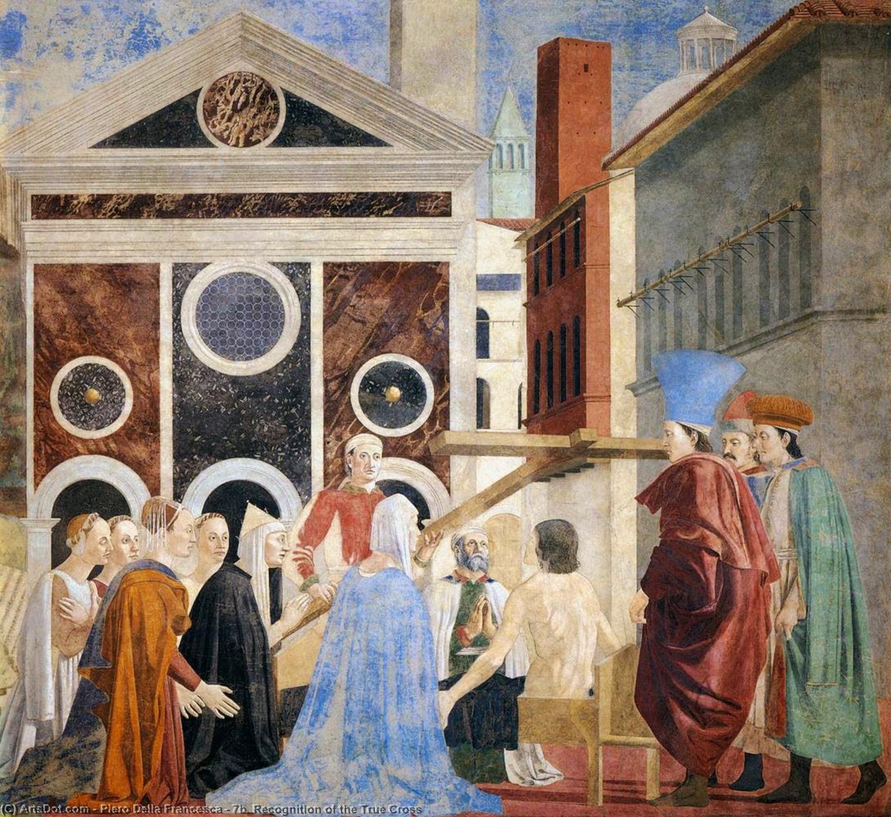 WikiOO.org - Encyclopedia of Fine Arts - Maleri, Artwork Piero Della Francesca - 7b. Recognition of the True Cross