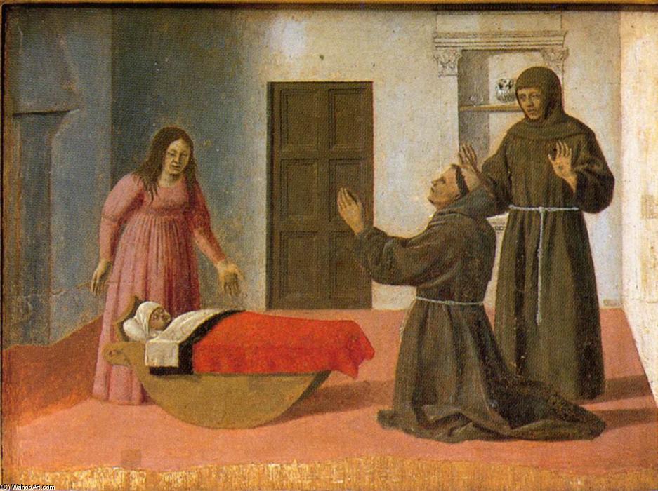 WikiOO.org - Encyclopedia of Fine Arts - Lukisan, Artwork Piero Della Francesca - Polyptych of St Anthony: St Anthony Resurrects a Child