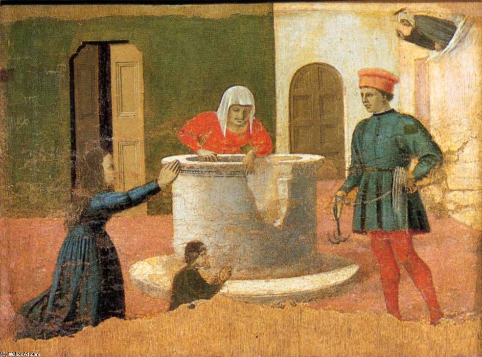 WikiOO.org - Encyclopedia of Fine Arts - Lukisan, Artwork Piero Della Francesca - Polyptych of St Anthony: St Elizabeth Saves a Boy