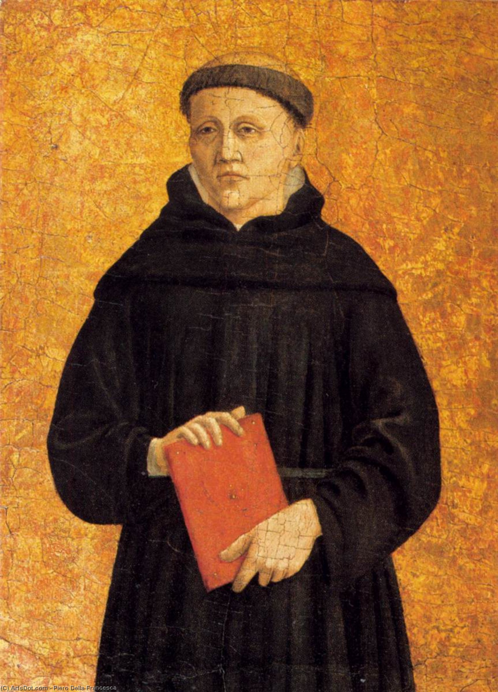 Wikioo.org - สารานุกรมวิจิตรศิลป์ - จิตรกรรม Piero Della Francesca - Polyptych of St Augustine: Augustinian Saint
