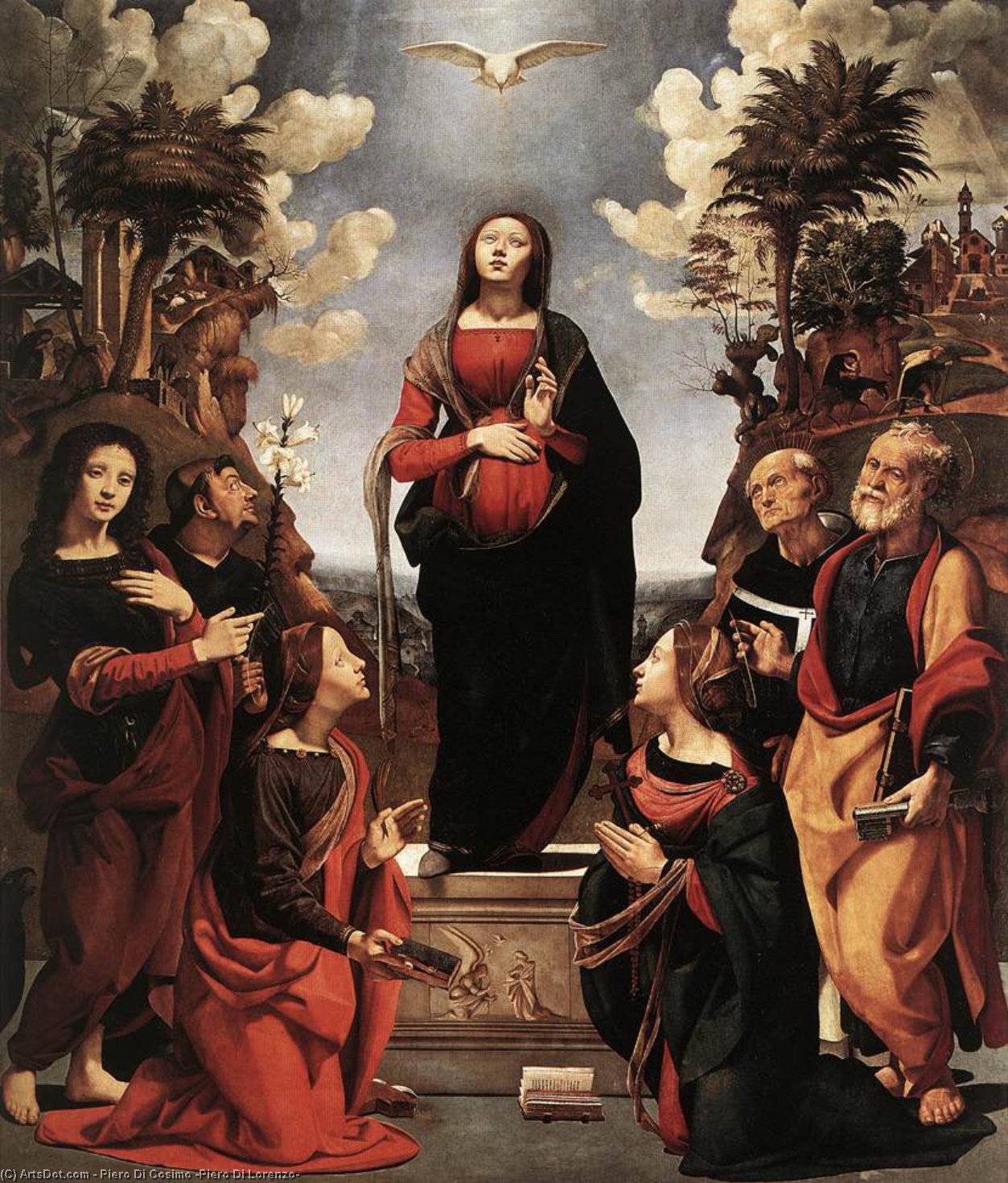 WikiOO.org - Encyclopedia of Fine Arts - Lukisan, Artwork Piero Di Cosimo (Piero Di Lorenzo) - Incarnation of Jesus