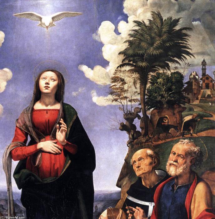 WikiOO.org - Encyclopedia of Fine Arts - Maalaus, taideteos Piero Di Cosimo (Piero Di Lorenzo) - Incarnation of Jesus (detail)