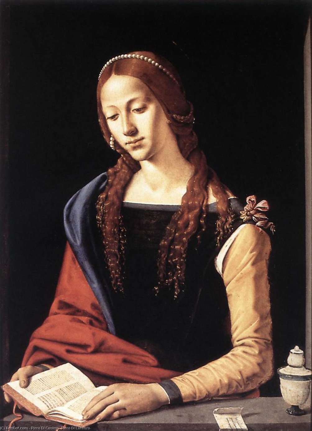 Wikioo.org – L'Encyclopédie des Beaux Arts - Peinture, Oeuvre de Piero Di Cosimo (Piero Di Lorenzo) - r marie madeleine