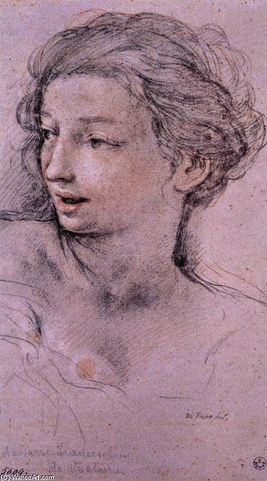 WikiOO.org - Encyclopedia of Fine Arts - Maleri, Artwork Pietro Da Cortona - Study for the Age of Silver