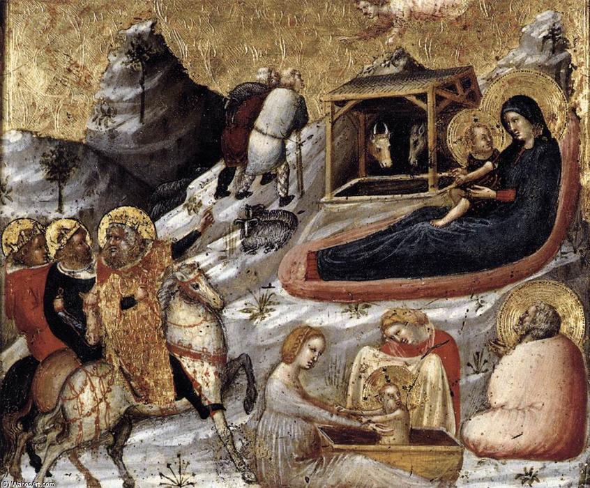 Wikioo.org - สารานุกรมวิจิตรศิลป์ - จิตรกรรม Pietro Da Rimini - The Nativity and Other Episodes from the Childhood of Christ