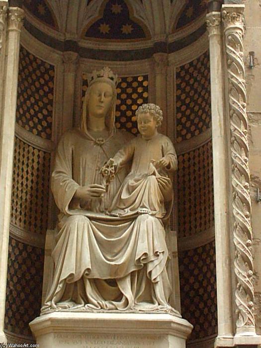 WikiOO.org - Encyclopedia of Fine Arts - Lukisan, Artwork Pietro Di Giovanni Tedesco - Madonna of the Roses