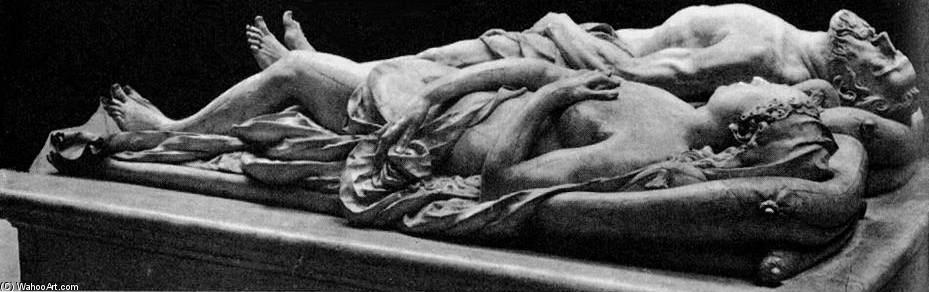 Wikioo.org – La Enciclopedia de las Bellas Artes - Pintura, Obras de arte de Germain Pilon - Monumento a Enrique II y Catalina de Médicis (detalle)
