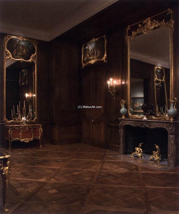 WikiOO.org - Енциклопедия за изящни изкуства - Живопис, Произведения на изкуството Nicolas Pineau - Carved oak paneling