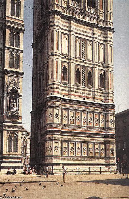 Wikioo.org - The Encyclopedia of Fine Arts - Painting, Artwork by Andrea Pisano - Detail of the Campanile