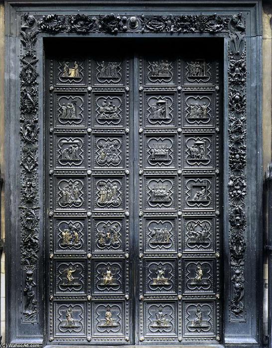WikiOO.org - Encyclopedia of Fine Arts - Lukisan, Artwork Andrea Pisano - South Doors (Life of St John the Baptist)