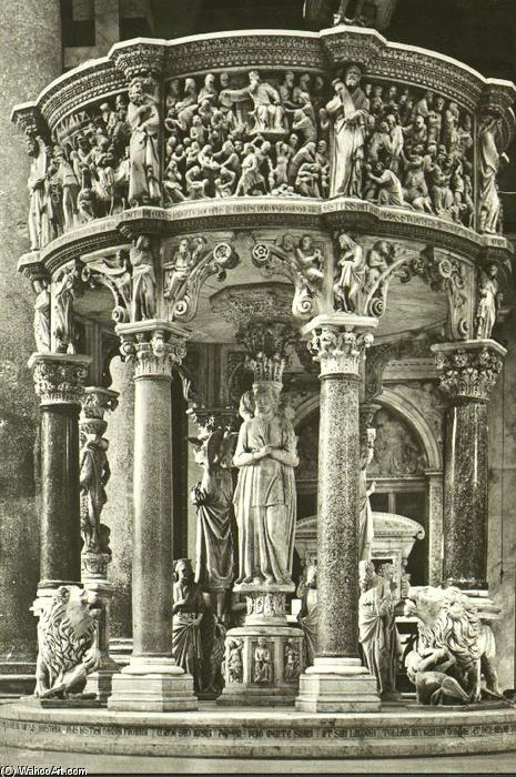 WikiOO.org - Encyclopedia of Fine Arts - Lukisan, Artwork Giovanni Pisano - Pulpit