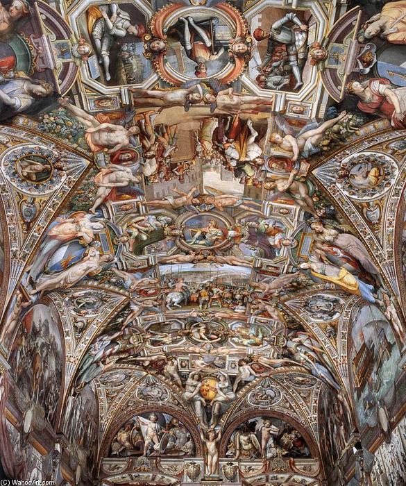 Wikioo.org - The Encyclopedia of Fine Arts - Painting, Artwork by Bernardino Poccetti - Ceiling decoration