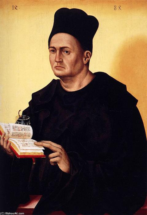 WikiOO.org - Encyclopedia of Fine Arts - Maľba, Artwork Johannes Pollack - Portrait of a Benedictine Monk