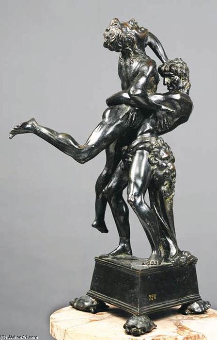WikiOO.org - Encyclopedia of Fine Arts - Lukisan, Artwork Antonio Del Pollaiuolo - Hercules and Anteus