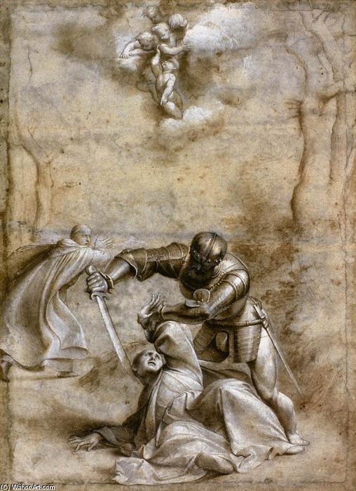 Wikioo.org – L'Enciclopedia delle Belle Arti - Pittura, Opere di Giovanni Antonio De Sacchis Oril Pordenone - il martirio di san pietro