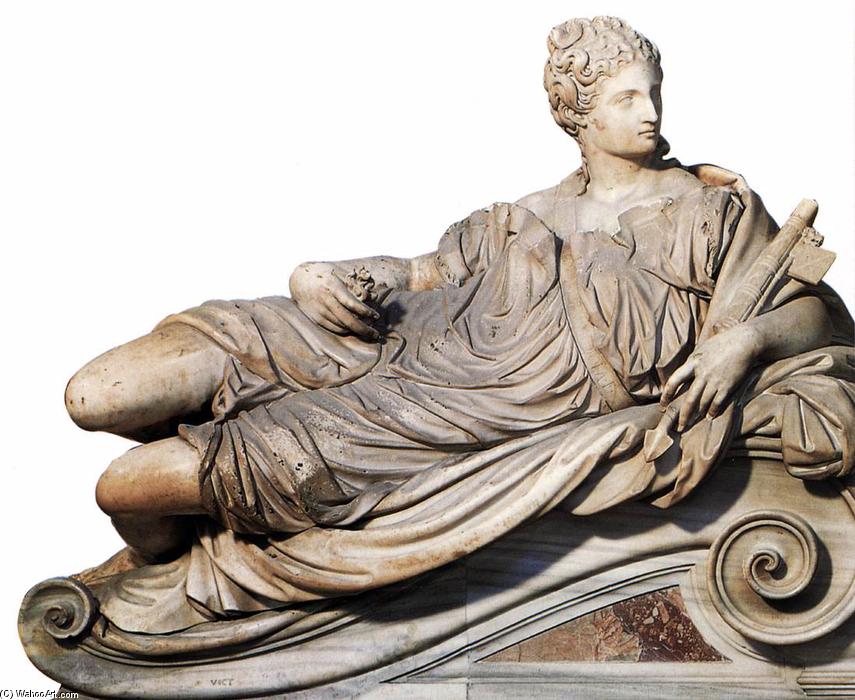 WikiOO.org - Encyclopedia of Fine Arts - Lukisan, Artwork Guglielmo Della Porta - Tomb of Pope Paul III (detail)