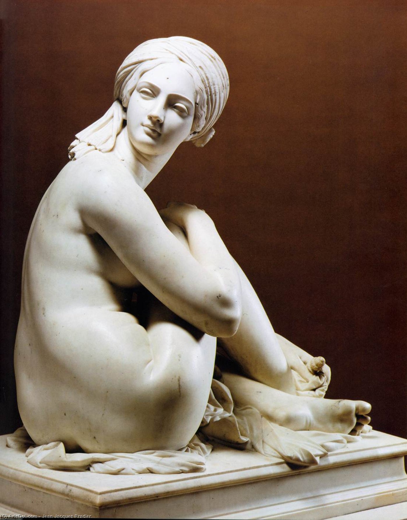 WikiOO.org - Encyclopedia of Fine Arts - Lukisan, Artwork Jean Jacques Pradier - Odalisque