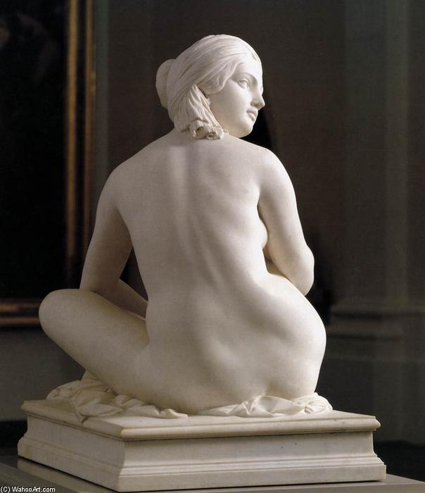 Wikioo.org - The Encyclopedia of Fine Arts - Painting, Artwork by Jean Jacques Pradier - Odalisque (rear view)