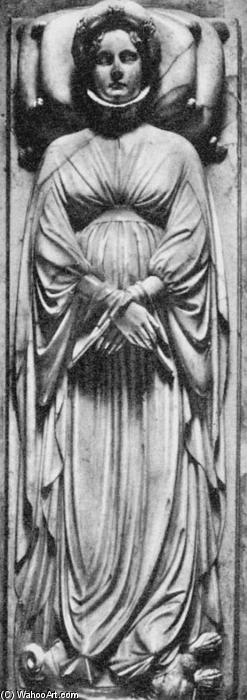 WikiOO.org – 美術百科全書 - 繪畫，作品 Jacopo Della Quercia - 伊拉里亚·德尔Carretto墓