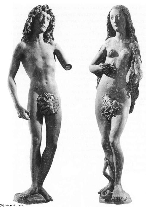 Wikioo.org - The Encyclopedia of Fine Arts - Painting, Artwork by Tilman Riemenschneider - Adam and Eve